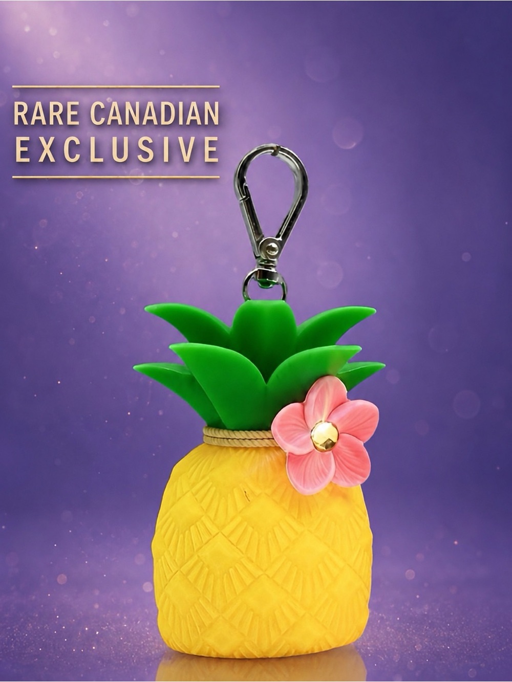 🇨🇦 BBW Rare Canadian Exclusive Pineapple PocketBac Holder NWT Bath & Body Works